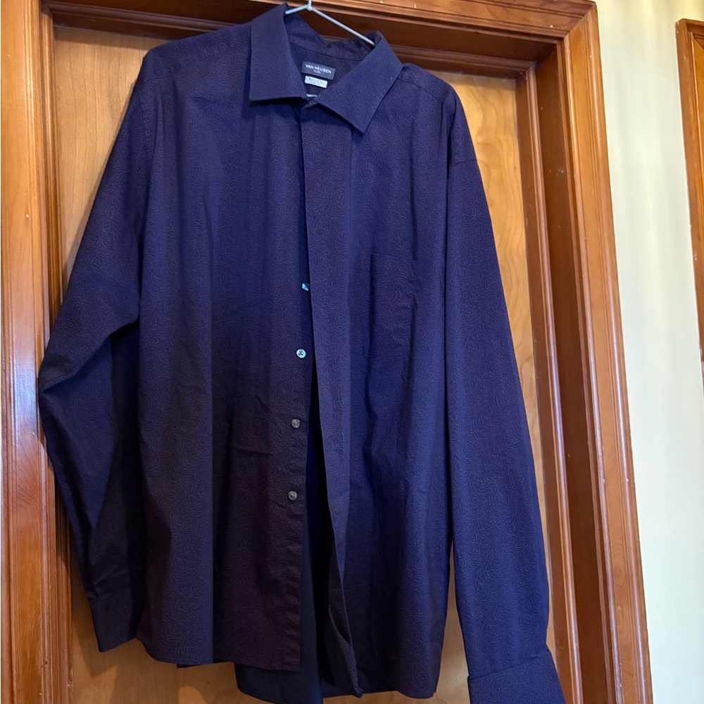 Van Heusen Flex red and purple Patterned Shirt